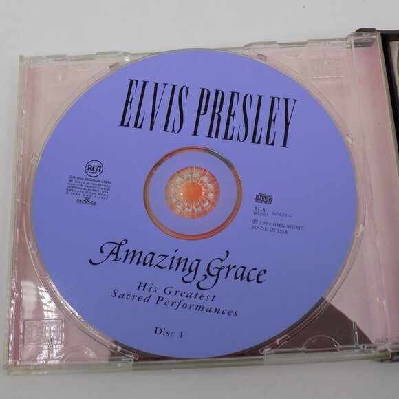 Elvis Presley Amazing Grace 2 CD set 1994 Greatest Sacred Performances Christian - Picture 3 of 7